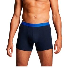 Scotch & Soda Blue Boxer Briefs with Comfortable Fit Logo Waistband XL new